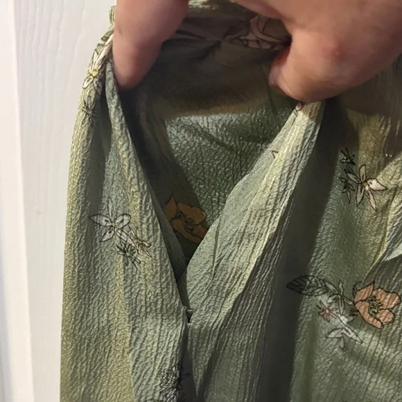 Her Universe Tinkerbell Green Floral Maxi Dress sz 3 and Disney Cardigan sz 1 - Picture 7 of 12